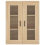 Aparador alto madera contrachapada color roble 69,5x34x180 cm de vidaXL, Aparadores - Ref: Foro24-3198276, Precio: 170,99 €, ...