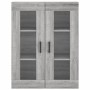 Aparador alto madera contrachapada gris sonoma 69,5x34x180 cm de vidaXL, Aparadores - Ref: Foro24-3198279, Precio: 162,59 €, ...