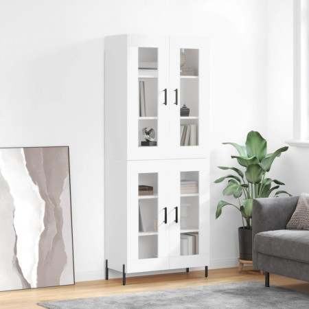 Tall white plywood sideboard 69.5x34x180 cm by vidaXL, Sideboards - Ref: Foro24-3198281, Price: 179,98 €, Discount: %