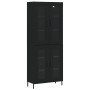 Aparador alto madera contrachapada negro 69,5x34x180 cm de vidaXL, Aparadores - Ref: Foro24-3198282, Precio: 173,74 €, Descue...