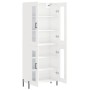 High glossy white plywood sideboard 69.5x34x180 cm by vidaXL, Sideboards - Ref: Foro24-3198283, Price: 185,66 €, Discount: %