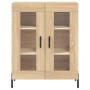 Aparador alto madera contrachapada color roble 69,5x34x180 cm de vidaXL, Aparadores - Ref: Foro24-3198284, Precio: 163,97 €, ...