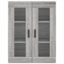 Aparador alto madera contrachapada gris sonoma 69,5x34x180 cm de vidaXL, Aparadores - Ref: Foro24-3198287, Precio: 174,59 €, ...