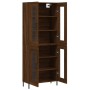 Tall oak brown plywood sideboard 69.5x34x180 cm by vidaXL, Sideboards - Ref: Foro24-3198288, Price: 182,88 €, Discount: %