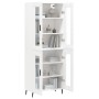 Tall white plywood sideboard 69.5x34x180 cm by vidaXL, Sideboards - Ref: Foro24-3198289, Price: 165,79 €, Discount: %