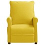 Sillón eléctrico reclinable de tela amarillo de vidaXL, Sillones - Ref: Foro24-3100369, Precio: 215,99 €, Descuento: %