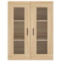 Aparador alto madera contrachapada color roble 69,5x34x180 cm de vidaXL, Aparadores - Ref: Foro24-3198292, Precio: 167,69 €, ...