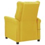 Sillón eléctrico reclinable de tela amarillo de vidaXL, Sillones - Ref: Foro24-3100369, Precio: 215,99 €, Descuento: %