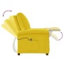 Sillón eléctrico reclinable de tela amarillo de vidaXL, Sillones - Ref: Foro24-3100369, Precio: 215,99 €, Descuento: %