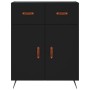 Tall black plywood sideboard 69.5x34x180 cm by vidaXL, Sideboards - Ref: Foro24-3198506, Price: 165,99 €, Discount: %