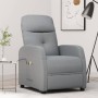 Sillón de masaje eléctrico tela gris claro de vidaXL, Sillones de masaje eléctricos - Ref: Foro24-3073606, Precio: 196,79 €, ...