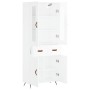 High glossy white plywood sideboard 69.5x34x180 cm by vidaXL, Sideboards - Ref: Foro24-3198507, Price: 170,01 €, Discount: %