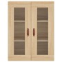 Aparador alto madera contrachapada color roble 69,5x34x180 cm de vidaXL, Aparadores - Ref: Foro24-3198508, Precio: 167,00 €, ...