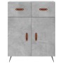 Concrete gray plywood tall sideboard 69.5x34x180 cm by vidaXL, Sideboards - Ref: Foro24-3198509, Price: 156,99 €, Discount: %