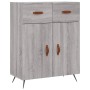 High sideboard sonoma gray plywood 69.5x34x180 cm by vidaXL, Sideboards - Ref: Foro24-3198511, Price: 164,08 €, Discount: %