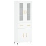 Tall white plywood sideboard 69.5x34x180 cm by vidaXL, Sideboards - Ref: Foro24-3198513, Price: 186,99 €, Discount: %