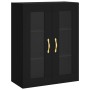 Aparador alto madera contrachapada negro 69,5x34x180 cm de vidaXL, Aparadores - Ref: Foro24-3198514, Precio: 175,99 €, Descue...