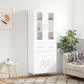 Aparador alto madera contrachapada blanco 69,5x34x180 cm de vidaXL, Aparadores - Ref: Foro24-3198521, Precio: 173,99 €, Descu...