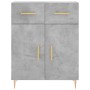 Hohes Sideboard Sperrholz grauer Beton 69,5x34x180 cm von vidaXL, Sideboards - Ref: Foro24-3198525, Preis: 165,43 €, Rabatt: %