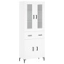 Tall white plywood sideboard 69.5x34x180 cm by vidaXL, Sideboards - Ref: Foro24-3198529, Price: 172,28 €, Discount: %