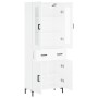 Tall white plywood sideboard 69.5x34x180 cm by vidaXL, Sideboards - Ref: Foro24-3198529, Price: 172,28 €, Discount: %