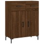 Tall oak brown plywood sideboard 69.5x34x180 cm by vidaXL, Sideboards - Ref: Foro24-3198536, Price: 172,99 €, Discount: %