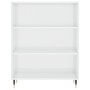 Tall white glossy plywood sideboard 69.5x34x180 cm by vidaXL, Sideboards - Ref: Foro24-3198707, Price: 161,23 €, Discount: %