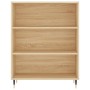 Aparador alto madera contrachapada color roble 69,5x34x180 cm de vidaXL, Aparadores - Ref: Foro24-3198708, Precio: 132,83 €, ...