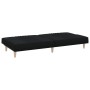 Sofá cama de tela negro de vidaXL, Sofás - Ref: Foro24-351883, Precio: 220,28 €, Descuento: %