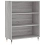 Aparador alto madera contrachapada gris sonoma 69,5x34x180 cm de vidaXL, Aparadores - Ref: Foro24-3198711, Precio: 140,51 €, ...