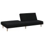 Sofá cama de tela negro de vidaXL, Sofás - Ref: Foro24-351883, Precio: 220,28 €, Descuento: %