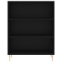 Aparador alto madera contrachapada negro 69,5x34x180 cm de vidaXL, Aparadores - Ref: Foro24-3198714, Precio: 134,76 €, Descue...