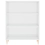 Aparador alto madera contrachapada blanco brillo 69,5x34x180 cm de vidaXL, Aparadores - Ref: Foro24-3198715, Precio: 160,93 €...