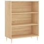 Aparador alto madera contrachapada color roble 69,5x34x180 cm de vidaXL, Aparadores - Ref: Foro24-3198716, Precio: 127,99 €, ...