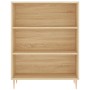 Aparador alto madera contrachapada color roble 69,5x34x180 cm de vidaXL, Aparadores - Ref: Foro24-3198716, Precio: 127,99 €, ...