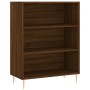 Tall oak brown plywood sideboard 69.5x34x180 cm by vidaXL, Sideboards - Ref: Foro24-3198720, Price: 136,99 €, Discount: %