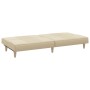 Sofá cama de tela color crema de vidaXL, Sofás - Ref: Foro24-351884, Precio: 191,51 €, Descuento: %