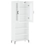 Tall white plywood sideboard 69.5x34x180 cm by vidaXL, Sideboards - Ref: Foro24-3198721, Price: 143,99 €, Discount: %