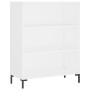 Aparador alto madera contrachapada blanco 69,5x34x180 cm de vidaXL, Aparadores - Ref: Foro24-3198721, Precio: 147,39 €, Descu...