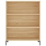 Aparador alto madera contrachapada color roble 69,5x34x180 cm de vidaXL, Aparadores - Ref: Foro24-3198724, Precio: 139,99 €, ...