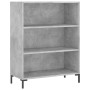 Aparador alto madera contrachapada gris hormigón 69,5x34x180 cm de vidaXL, Aparadores - Ref: Foro24-3198725, Precio: 139,76 €...