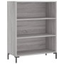 High sideboard sonoma gray plywood 69.5x34x180 cm by vidaXL, Sideboards - Ref: Foro24-3198727, Price: 142,99 €, Discount: %