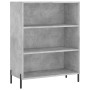 Concrete gray plywood tall sideboard 69.5x34x180 cm by vidaXL, Sideboards - Ref: Foro24-3198733, Price: 145,55 €, Discount: %