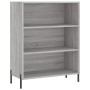 High sideboard sonoma gray plywood 69.5x34x180 cm by vidaXL, Sideboards - Ref: Foro24-3198735, Price: 147,50 €, Discount: %