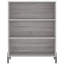 High sideboard sonoma gray plywood 69.5x34x180 cm by vidaXL, Sideboards - Ref: Foro24-3198735, Price: 147,50 €, Discount: %