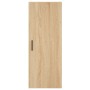 Aparador de madera contrachapada roble Sonoma 34,5x34x180 cm de vidaXL, Aparadores - Ref: Foro24-3198932, Precio: 113,09 €, D...