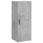 Aparador de madera contrachapada gris hormigón 34,5x34x180 cm de vidaXL, Aparadores - Ref: Foro24-3198933, Precio: 114,18 €, ...