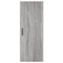 Aparador alto madera contrachapada gris Sonoma 34,5x34x180 cm de vidaXL, Aparadores - Ref: Foro24-3198935, Precio: 112,99 €, ...