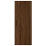 Tall brown oak plywood sideboard 34.5x34x180 cm by vidaXL, Sideboards - Ref: Foro24-3198936, Price: 112,99 €, Discount: %