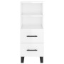 High glossy white plywood sideboard 34.5x34x180 cm by vidaXL, Sideboards - Ref: Foro24-3198939, Price: 121,62 €, Discount: %